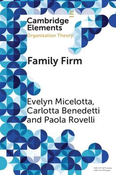 portada Family Firm: A Distinctive Form of Organization (Elements in Organization Theory) (en Inglés)