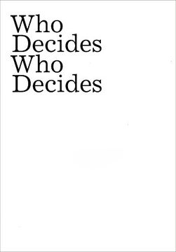 portada Who Decides who Decides