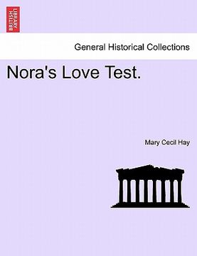 portada nora's love test. (en Inglés)