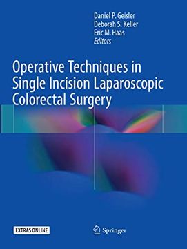portada Operative Techniques in Single Incision Laparoscopic Colorectal Surgery (en Inglés)