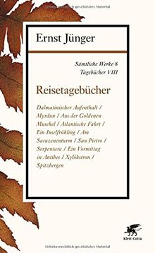 portada Sämtliche Werke - Band 8: Tagebücher VIII: Reisetagebücher (in German)