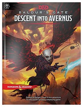 portada Dungeons & Dragons Baldur&#39; S Gate: Descent Into Avernus Hardcover Book (D&D Adventure) (libro en Inglés)