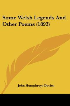 portada some welsh legends and other poems (1893) (en Inglés)