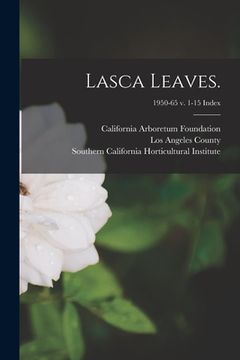 portada Lasca Leaves.; 1950-65 v. 1-15 Index (en Inglés)
