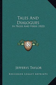 portada tales and dialogues: in prose and verse (1822) in prose and verse (1822) (in English)