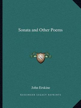 portada sonata and other poems (en Inglés)