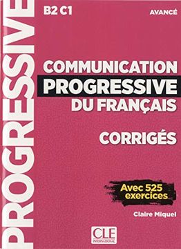 portada Corriges - Avance (Progressive du Français) (en Francés)