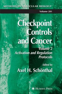 portada checkpoint controls and cancer: volume 2: activation and regulation protocols (in English)