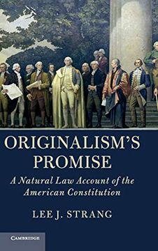 portada Originalism's Promise: A Natural law Account of the American Constitution (en Inglés)