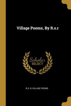 portada Village Poems, By R.s.r (in English)