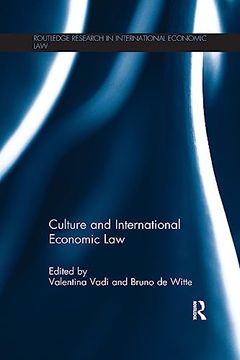 portada Culture and International Economic law (en Inglés)