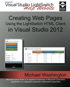 portada Creating Web Pages Using the LightSwitch HTML Client: In Visual Studio 2012