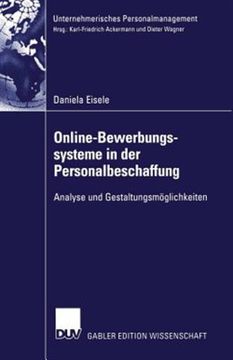 portada Online-Bewerbungssysteme in der Personalbeschaffung: Analyse und Gestaltungsmã Glichkeiten -Language: German (en Alemán)