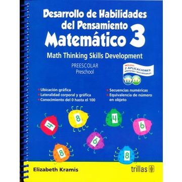 portada Desarrollo de Habilidades del Pensamiento Matematico 3: Preescolar