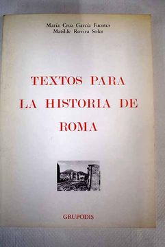 portada Textos Para la Historia de Roma