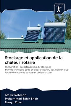 portada Stockage et application de la chaleur solaire