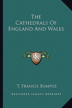 portada the cathedrals of england and wales (in English)