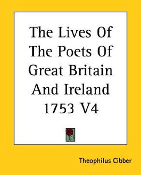 portada the lives of the poets of great britain and ireland 1753 v4 (en Inglés)