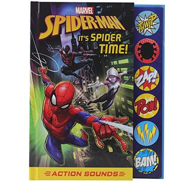 portada Marvel Spider-Man: It'S Spider Time! Action Sounds (Play-A-Sound) (en Inglés)