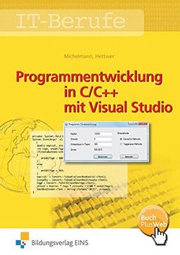 portada Programmentwicklung in C/C++ mit Visual Studio. Lehr-/Fachbuch (en Alemán)