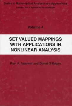 portada set valued mappings with applications in nonlinear analysis (en Inglés)