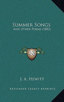 portada summer songs: and other poems (1882)