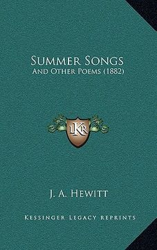 portada summer songs: and other poems (1882) (en Inglés)