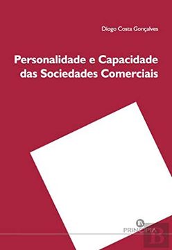 portada Personalidade e Capacidade das Sociedades Comerciais (en Portugués)