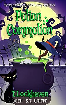 portada Merry and Moody Witch Cozy Mysteries: Potion Commotion (1) (en Inglés)