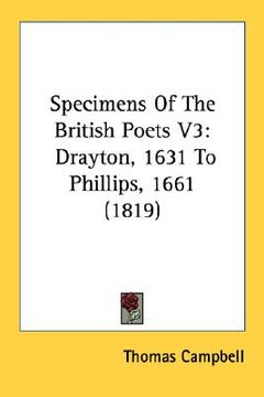 portada specimens of the british poets v3: drayton, 1631 to phillips, 1661 (1819)