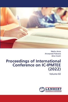 portada Proceedings of International Conference on IC-IPMTEE (2022) (en Inglés)