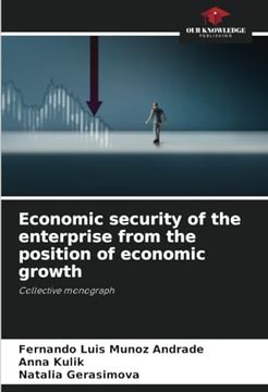 portada Economic Security of the Enterprise From the Position of Economic Growth (en Inglés)