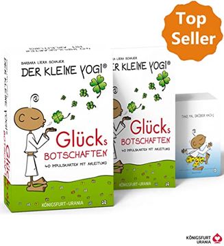 portada Der Kleine Yogi. Glücksbotschaften: Set mit Booklet und 40 Impulskarten (in German)