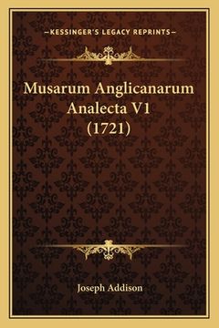 portada Musarum Anglicanarum Analecta V1 (1721) (en Latin)