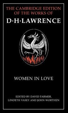 portada Women in Love (The Cambridge Edition of the Works of d. H. Lawrence) (en Inglés)