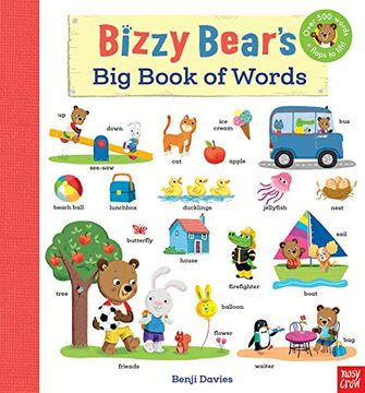 portada Bizzy Bear'S big Book of Words (en Inglés)