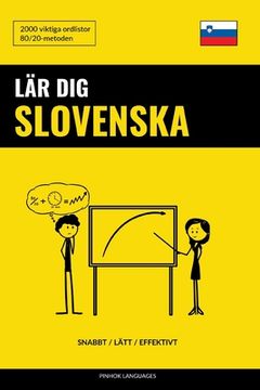 portada Lär dig Slovenska - Snabbt / Lätt / Effektivt: 2000 viktiga ordlistor (en Sueco)
