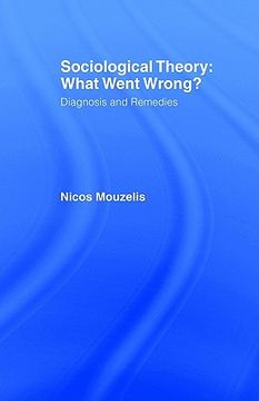 portada sociological theory: what went wrong?: diagnosis and remedies (en Inglés)