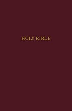 portada KJV, Gift and Award Bible, Imitation Leather, Burgundy, Red Letter Edition, Comfort Print (en Inglés)
