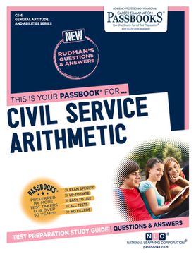 portada Civil Service Arithmetic (Cs-6): Passbooks Study Guide Volume 6