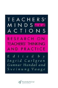 portada teachers' minds and actions; research on teachers' thinking and practice (in English)