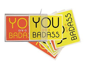portada You are a Badass (r) Notecards: 10 Notecards and Envelopes 