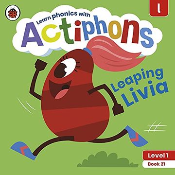 portada Actiphons Level 1 Book 21 Leaping Livia: Learn Phonics and get Active With Actiphons! (en Inglés)