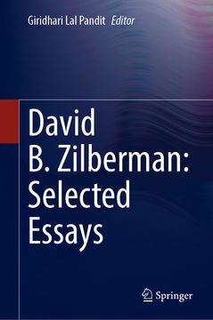 portada David B. Zilberman: Selected Essays (en Inglés)