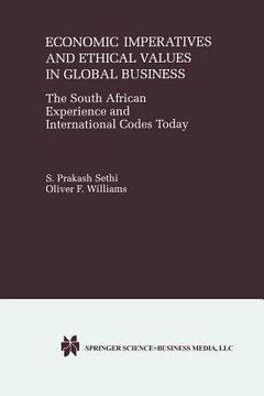 portada Economic Imperatives and Ethical Values in Global Business: The South African Experience and International Codes Today (en Inglés)