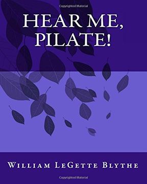 portada Hear Me, Pilate!