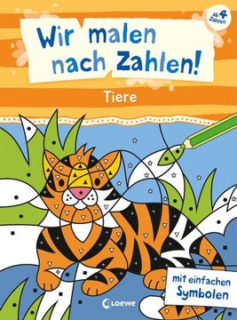 portada Wir Malen Nach Zahlen! - Tiere (in German)