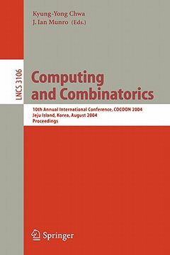 portada computing and combinatorics: 10th annual international conference, cocoon 2004, jeju island, korea, august 17-20, 2004, proceedings (in English)