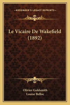 portada Le Vicaire De Wakefield (1892) (en Francés)
