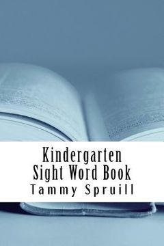 portada Kindergarten Sight Word Book: Treasure Book Learning Series (en Inglés)